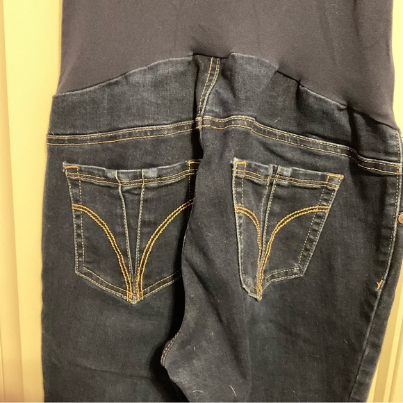 Indigo Blue Maternity Jeans - Picture 3 of 6